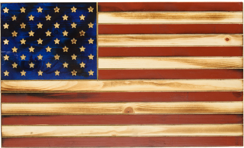 American flag finish Tactical Traps furniture